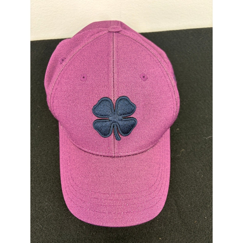 Black Clover Live Lucky Orchid Purple Golf Hat Memory Fit S/M Navy Clover